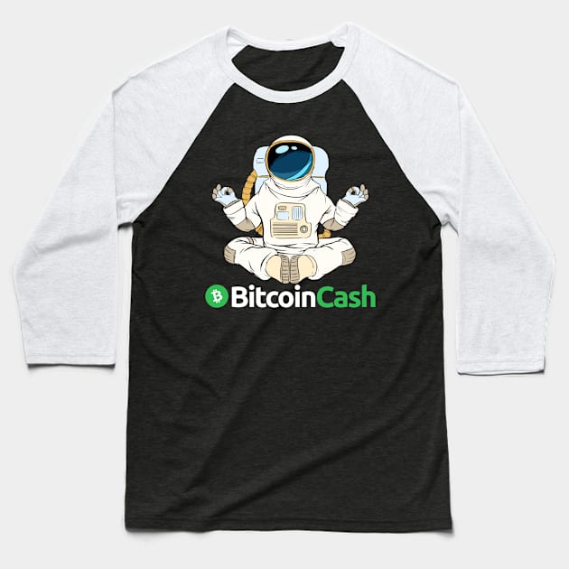 Bitcoin cash Crypto Bitcoincash BCH Token BHC Cryptocurrency coin Token Baseball T-Shirt by JayD World